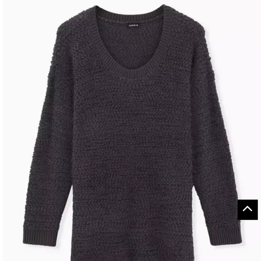 Torrid Popcorn Pullover Drop Shoulder Sweater